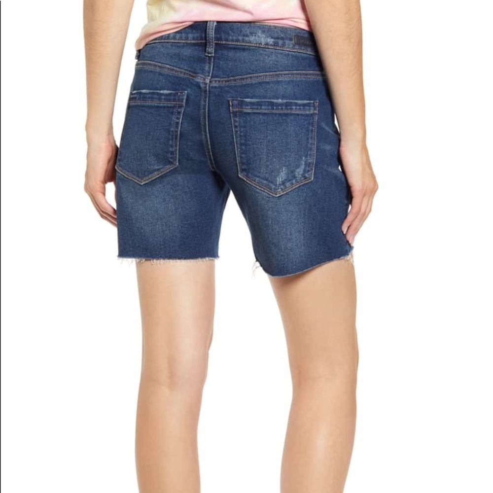 Blanknyc Raw Hem Denim Shorts Bayou Blues NWT NEW - Picture 2 of 4